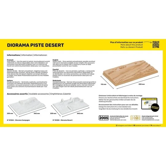 Piste Desert, 1/43 - Heller 81253