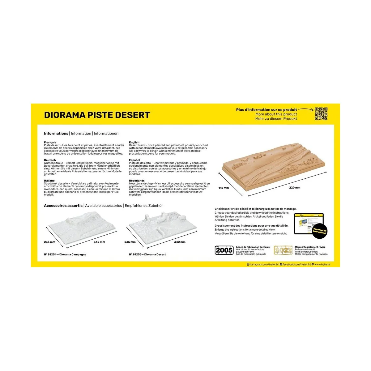 Piste Desert, 1/43 - Heller 81253