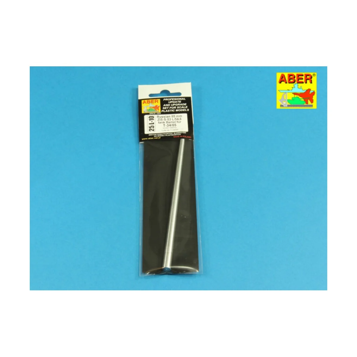 Tank Barrel for T-34/85 (model 1944/55) - Aber Models 25 L-10