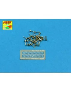 Wing nuts PE nuts with turned bolt x 30 pcs., 1/16 - Aber Models 16111 2