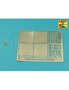 Tiger I, E Tunisia 501 abt.- Front mud flaps, 1/16 - Aber Models 16141 2