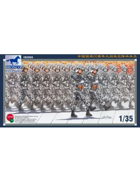 PLA Paratroops Soldier on National Day, 1/35 - Bronco Models CB35063