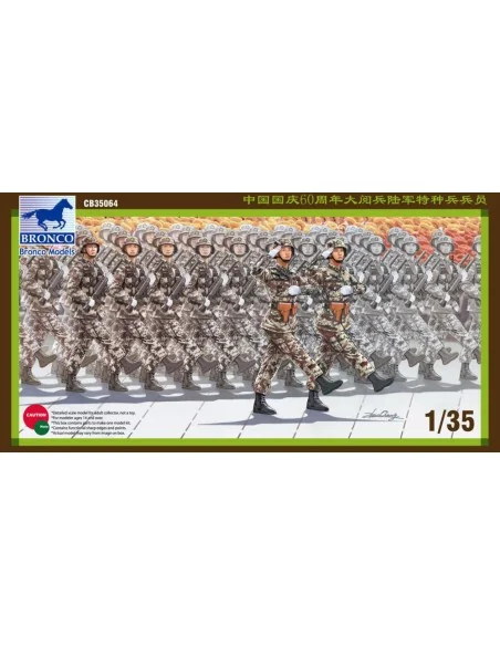 PLA Special Force Soldier on National Day Parade, 1/35 - Bronco Mod...