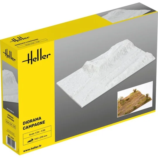 Socle Diorama Campagne, 1/35 - Heller 81254 Socle Diorama Campagne, 1/35 - Heller 81254