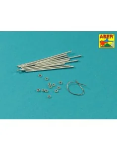 Panther spare track link pins x 12 pcs., 1/16 - Aber Models 16 170A 2