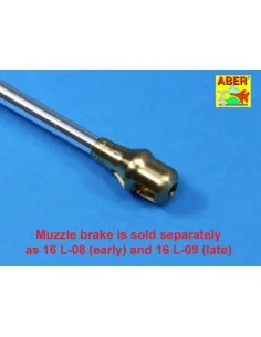 88 mm barrel for Tiger B Serien-Turm, 1/16 - Aber Models 16 L-12