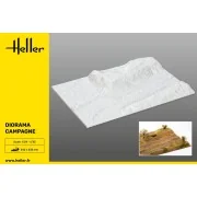 Socle Diorama Campagne, 1/35 - Heller 81254 Socle Diorama Campagne, 1/35 - Heller 81254