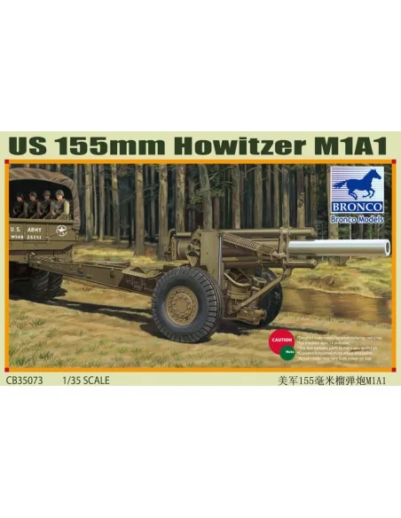 US M1A1 155mm Howitzer (WWII), 1/35 - Bronco Models CB35073