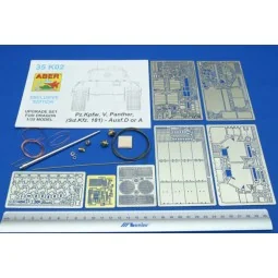 Pz.Kpfw. V Ausf.D&A (Sd.Kfz. 171) Panther, 1/35 - Aber Models 35 K02