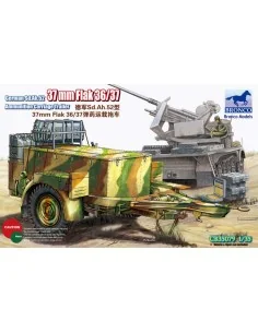 German Sd.Ah.52 37mm Flak Ammunition Carriage Trailer, 1/35 - Bronc...