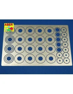 Standart slotted discs brakes dia.14mm, 1/24 - Aber Models 24015