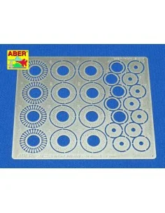 Standard drilled discs 13mm, 1/24 - Aber Models 24022 2