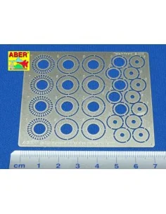 Standard drilled discs 12mm, 1/24 - Aber Models 24024 2