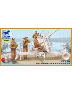 British/Commonwealth Bofors Gun crew set, 1/35 - Bronco Models CB35084