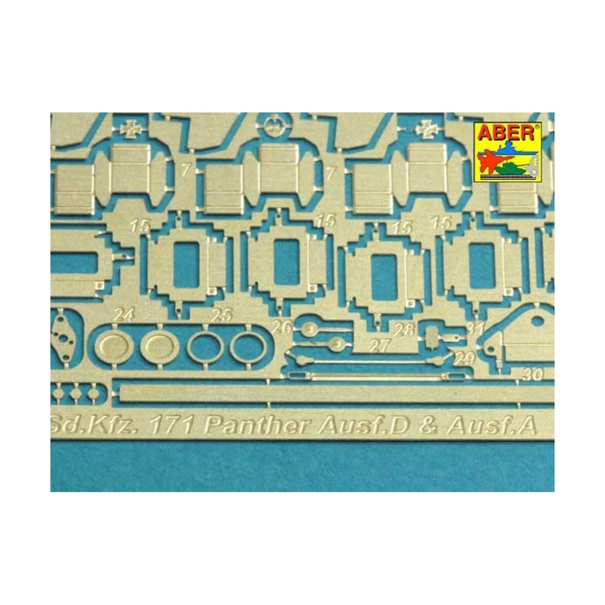 Pz.Kpfw. V Ausf.D&A (Sd.Kfz. 171) Panther, 1/35 - Aber Models 35 K02
