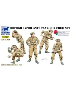 [NO_DESC] 17pdr Anti-Tank Gun Crew Set, 1/35 - Bronco Models CB35087