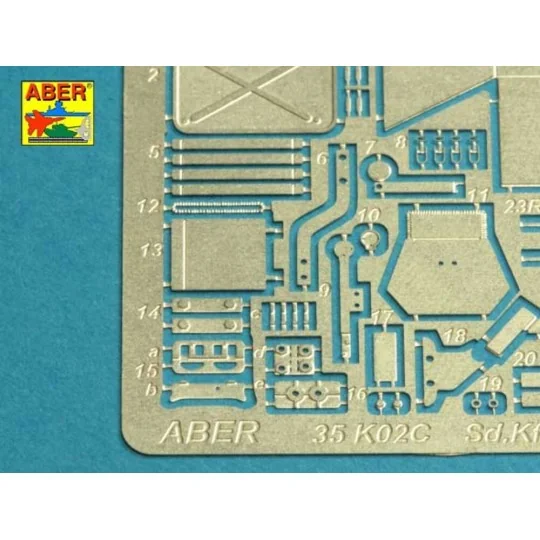 Pz.Kpfw. V Ausf.D&A (Sd.Kfz. 171) Panther, 1/35 - Aber Models 35 K02