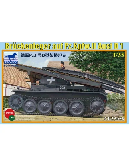 Bruckenleger auf pz.Kpfw.II ausf.D1, 1/35 - Bronco Models CB35089