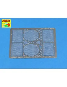 Grilles for Panther, Ausf.A/D, 1/25 - Aber Models 25004 2