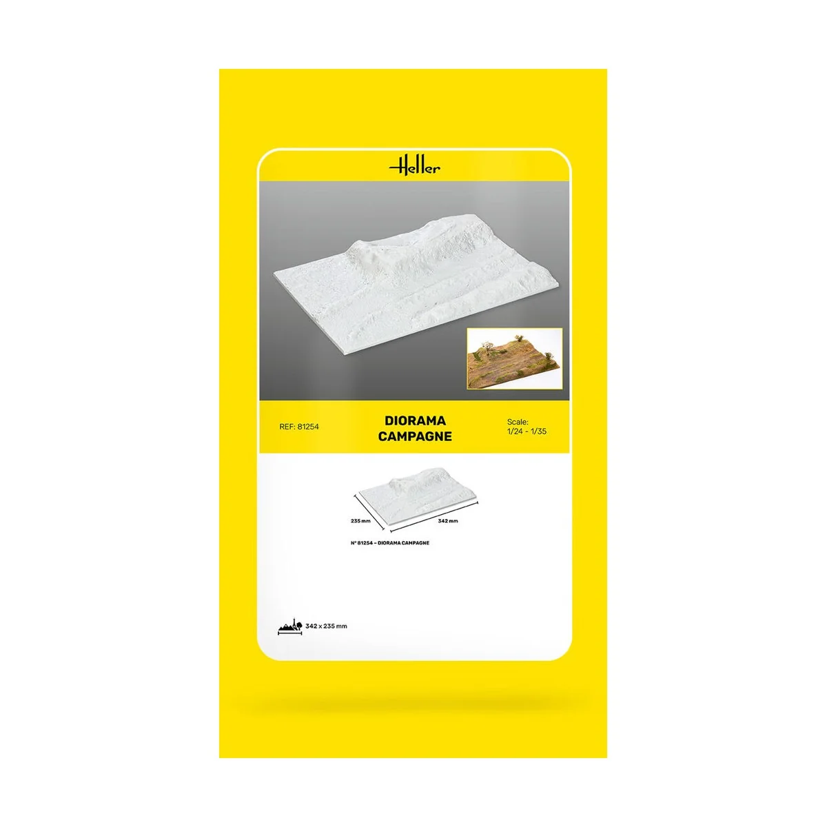 Socle Diorama Campagne - Heller 81254