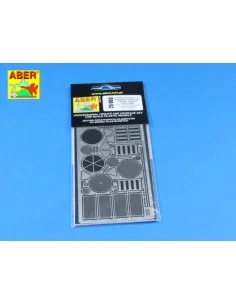 Grilles for Sd.Kfz.171 Panther Ausf.G late model, 1/25 - Aber Model...