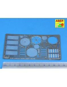 Grilles for Sd.Kfz.171 Panther Ausf.G late model, 1/25 - Aber Model... 2