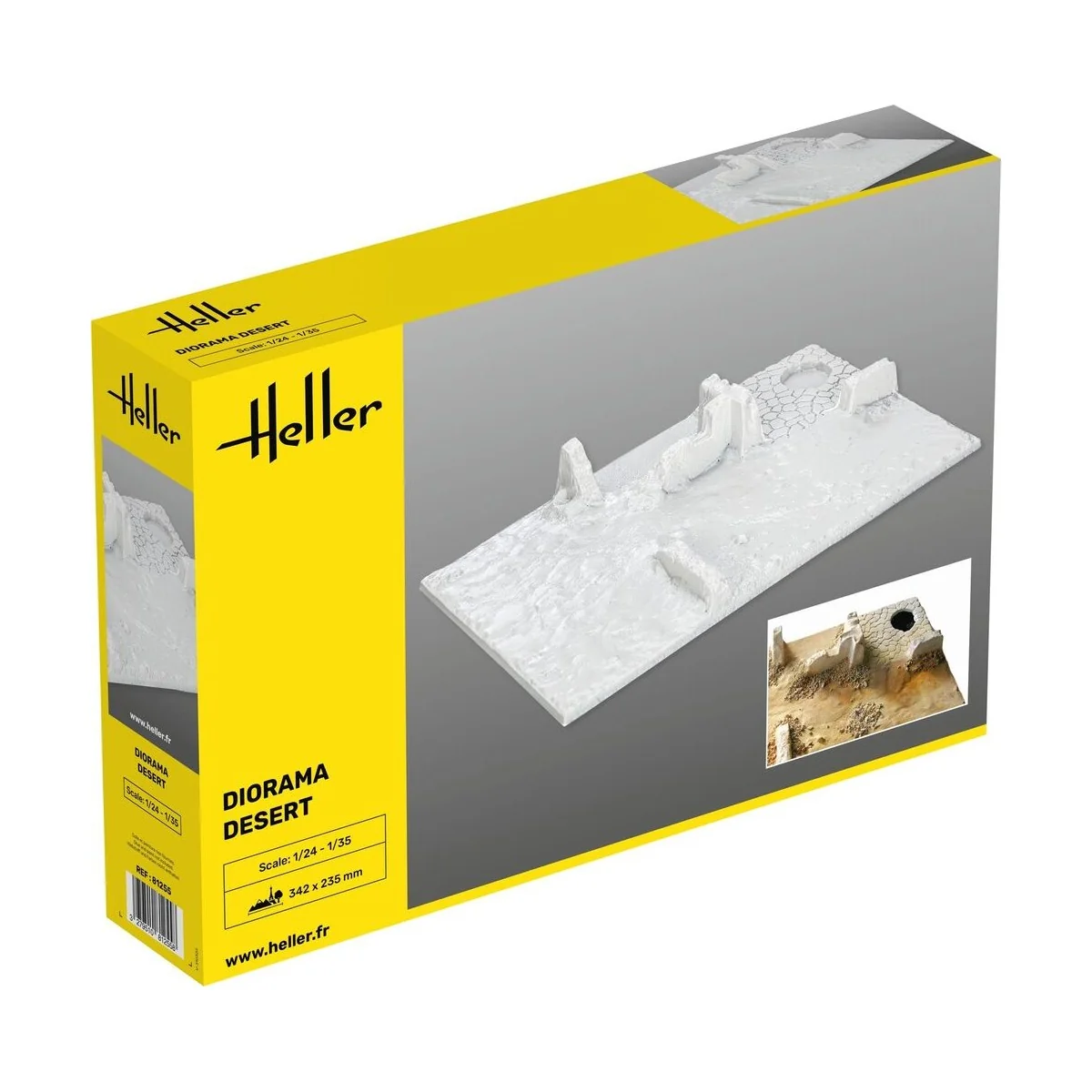 Socle Diorama Desert, 1/35 - Heller 81255