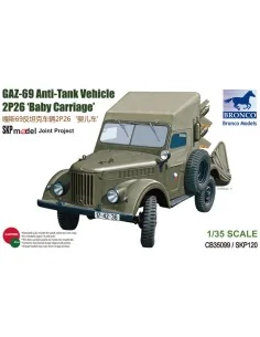 GAZ-69 Anti-Tank Vehicle 2P26 Baby Carri, 1/35 - Bronco Models CB35099