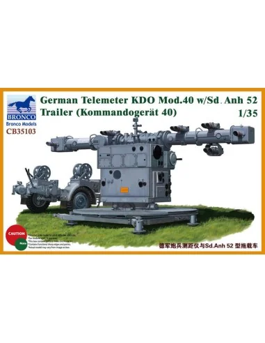 German Telemeter KDO Mod.40 w/Sd.Anh 52 Trailer (Kommando-Gerät 40)...