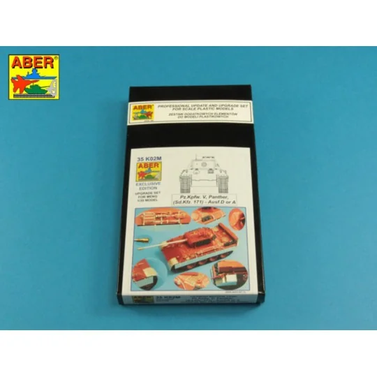 Pz.Kpfw. V Ausf.D & A (Sd.Kfz.171) Panther, 1/35 - Aber Models 35 K02M Pz.Kpfw. V Ausf.D & A (Sd.Kfz.171) Panther, 1/35 - Aber Models 35 K02M