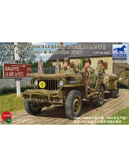 [NO_DESC] GPW 1/4 ton 4x4 Utility Track Mod.1942 w/10-CWT & Airborn...