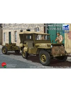 US GPW 4x4 Light Utility Truck w/37mm Anti-Tank Gun M3A1, 1/35 - Br...