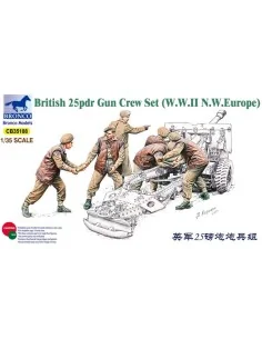 25pdr Gun Crew Set, 1/35 - Bronco Models CB35108
