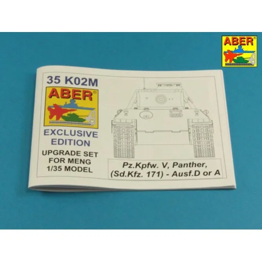 Pz.Kpfw. V Ausf.D & A (Sd.Kfz.171) Panther, 1/35 - Aber Models 35 K02M Pz.Kpfw. V Ausf.D & A (Sd.Kfz.171) Panther, 1/35 - Aber Models 35 K02M
