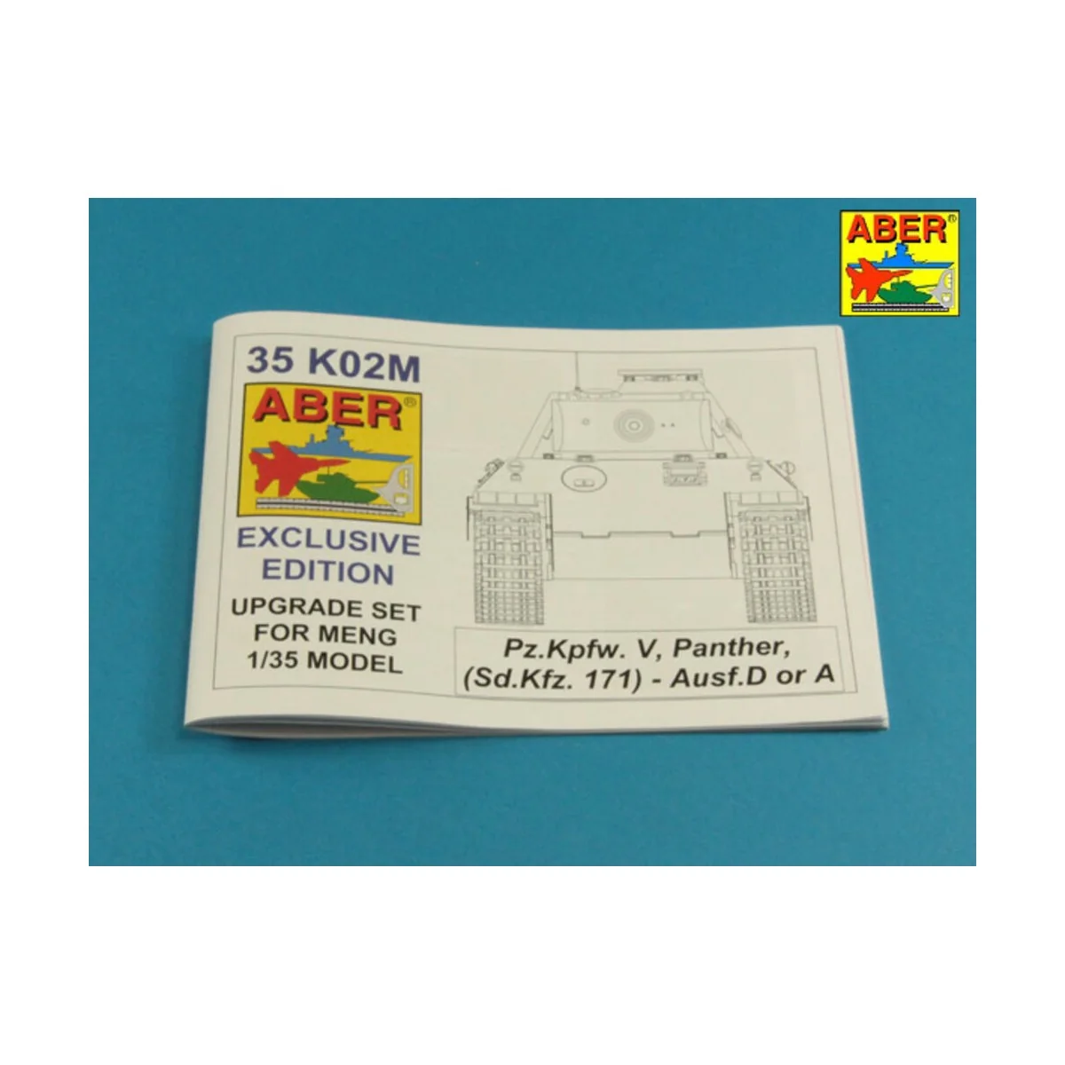Pz.Kpfw. V Ausf.D & A (Sd.Kfz.171) Panther, 1/35 - Aber Models 35 K02M Pz.Kpfw. V Ausf.D & A (Sd.Kfz.171) Panther, 1/35 - Aber Models 35 K02M