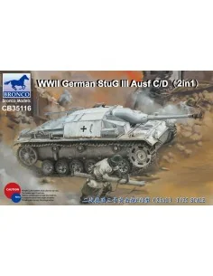 WWII German StuG III Ausf C/D with 75mm StuK 37/L24&75mm StuK40/L48...