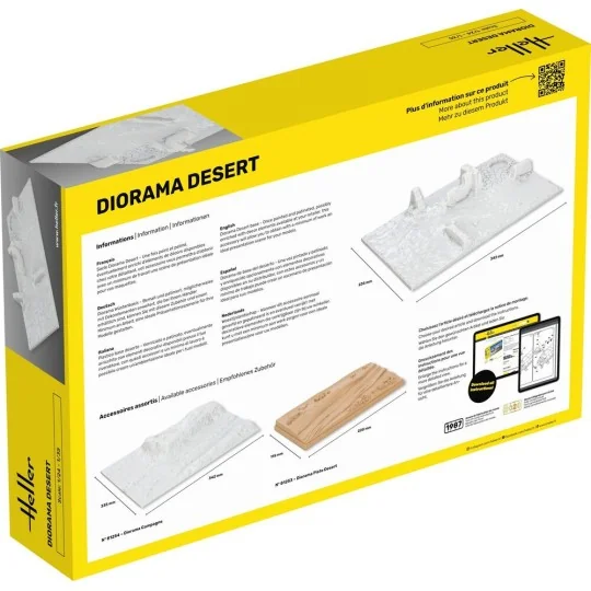 Socle Diorama Desert, 1/35 - Heller 81255