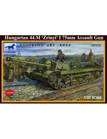 Hungarian 75mm Assault Gun 44.M Zrinyi I, 1/35 - Bronco Models CB35121