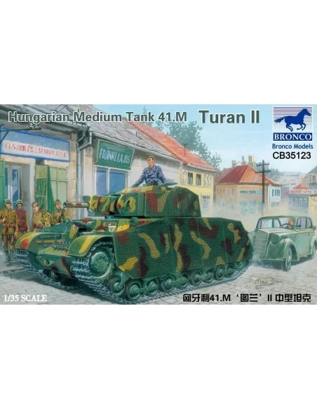 Hungarian Medium Tank 41.M Turan II, 1/35 - Bronco Models CB35123