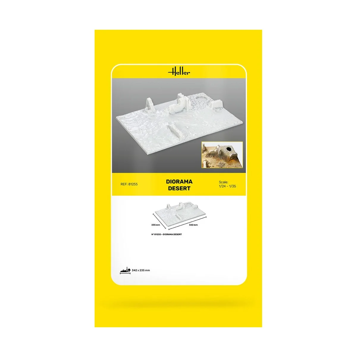 Socle Diorama Desert - Heller 81255