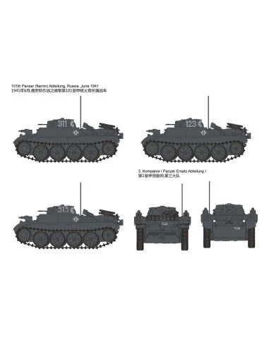 German Panzerkampfwagen II Flamm Ausf. E (Sd.Kfz. 122), 1/35 - Bron...