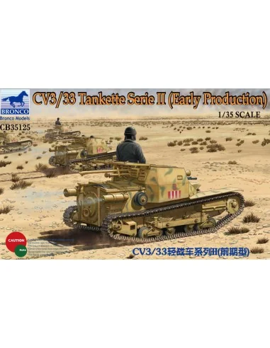 CV3/33 Tankette Serie II (Early Producti, 1/35 - Bronco Models CB35125