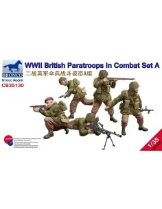 [NO_DESC] WWII British Paratroops in Combat Set A, 1/35 - Bronco Mo...