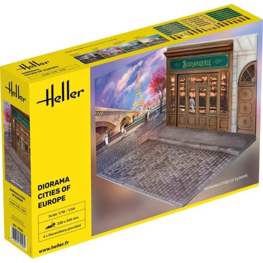 Diorama Cities of Europe, 1/24 - Heller 81256 Diorama Cities of Europe, 1/24 - Heller 81256