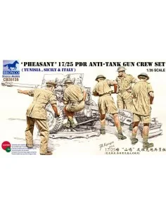 17/25 pdr Anti-Tank Gun Crew Set, 1/35 - Bronco Models CB35135