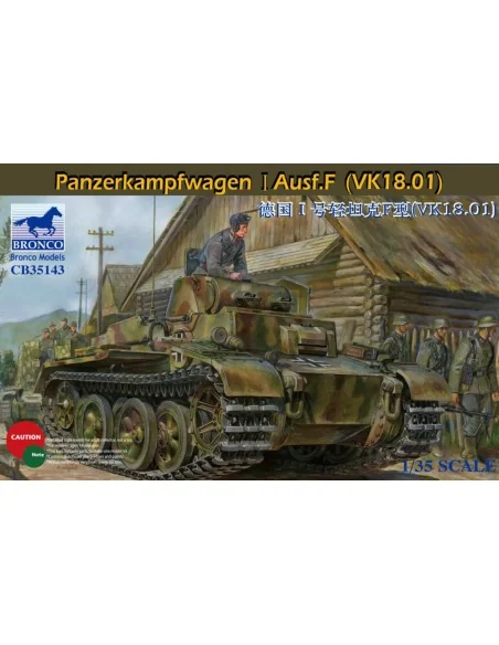 Panzerkampfwagen I Ausf.F(VK18.01), 1/35 - Bronco Models CB35143