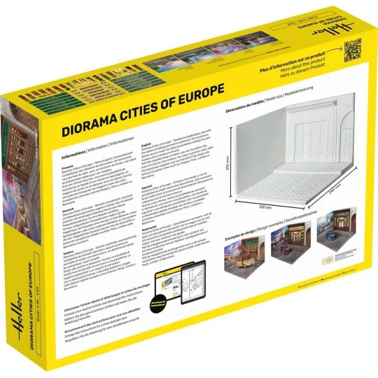 Diorama Cities of Europe, 1/24 - Heller 81256 Diorama Cities of Europe, 1/24 - Heller 81256