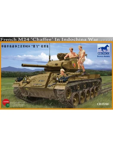 French M24 Chaffee in Indochina War, 1/35 - Bronco Models CB35166