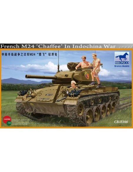 French M24 Chaffee in Indochina War, 1/35 - Bronco Models CB35166