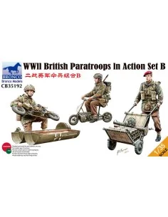 WWII British Parattroops In Action Set B, 1/35 - Bronco Models CB35192